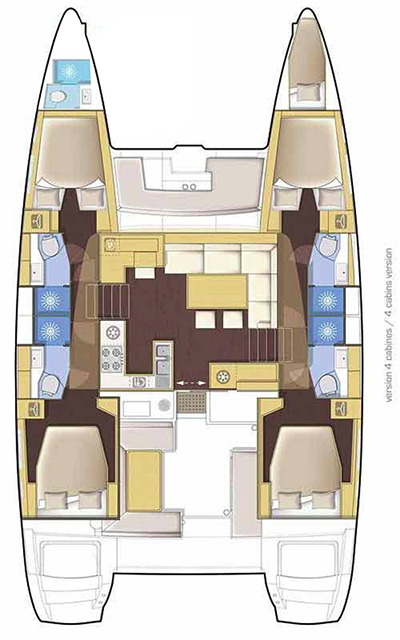 Lagoon 46 - 4 + 2 cab. — photo 2