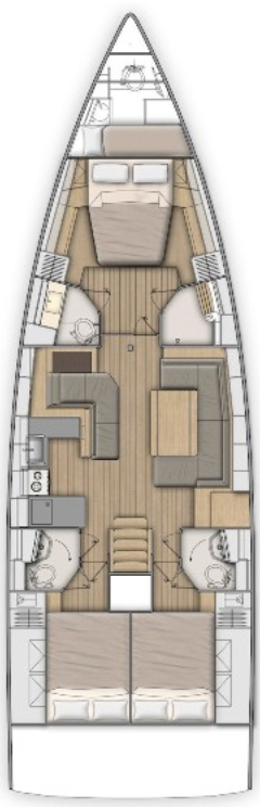 Oceanis 51.1 OW - 3 cab — photo 2