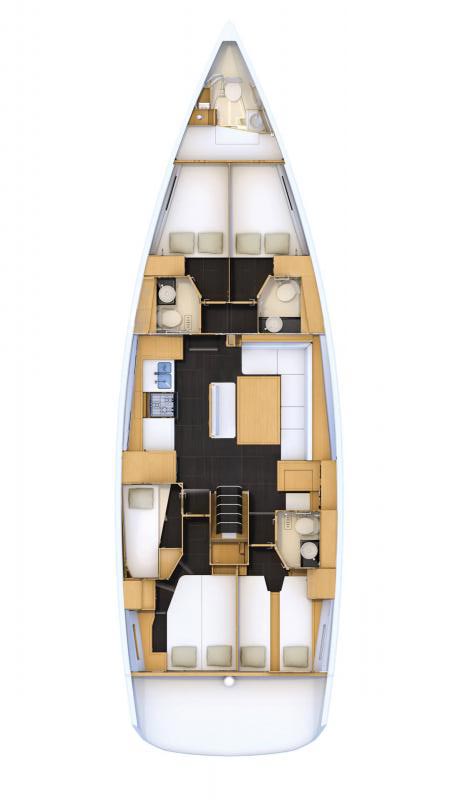 Jeanneau 54 - 5 + 1 cab. — photo 2