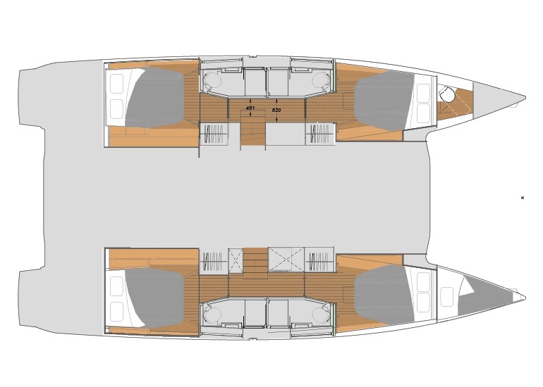 Fountaine Pajot Elba 45 - 5 cab. — photo 2