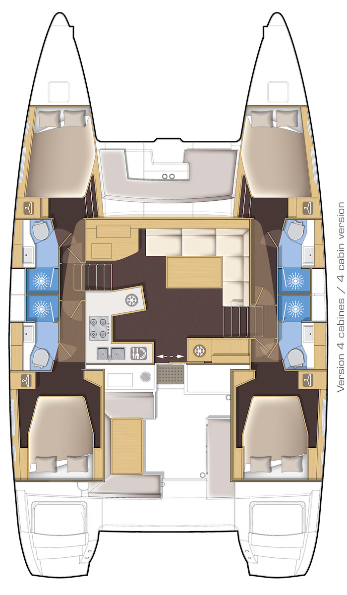 Lagoon 450 - 4 + 2 cab. — photo 2