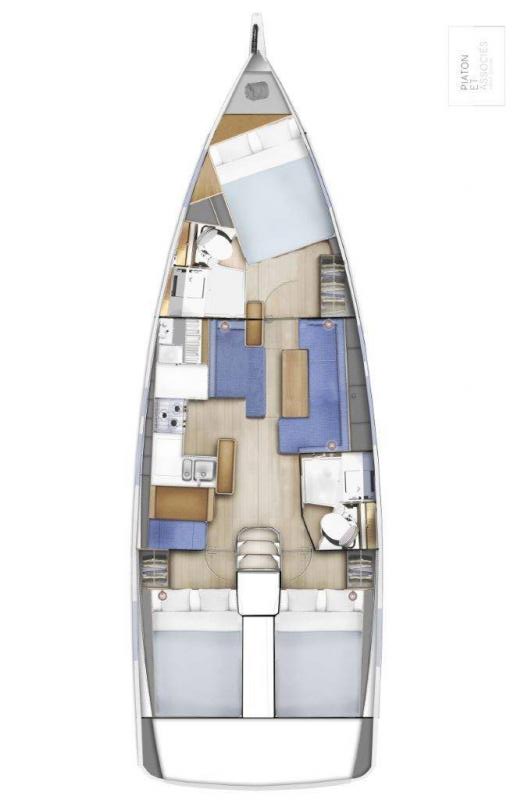Sun Odyssey 410 - 3 cab. — photo 2