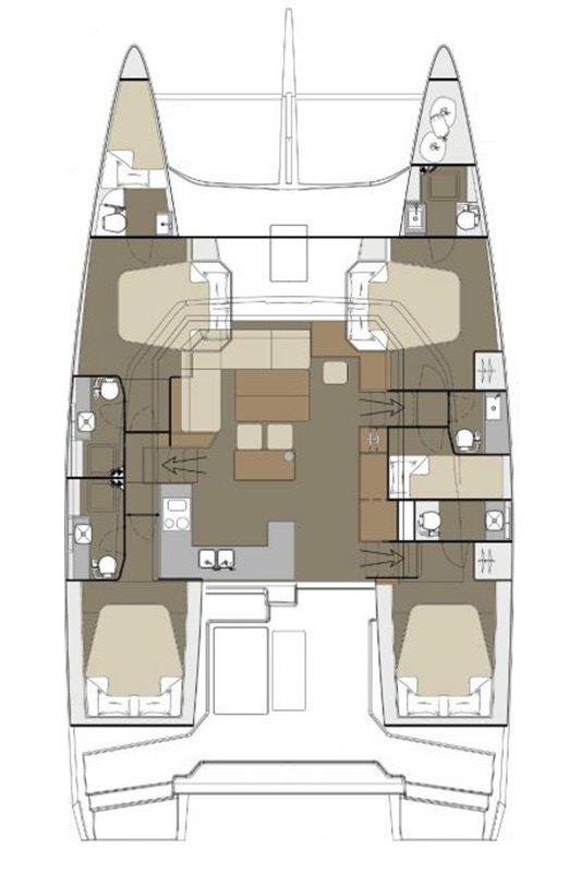 Dufour 48 Catamaran - 5 + 1 cab. — photo 2