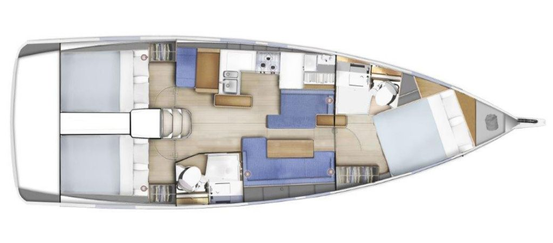 Sun Odyssey 410 - 3 cab. — photo 15
