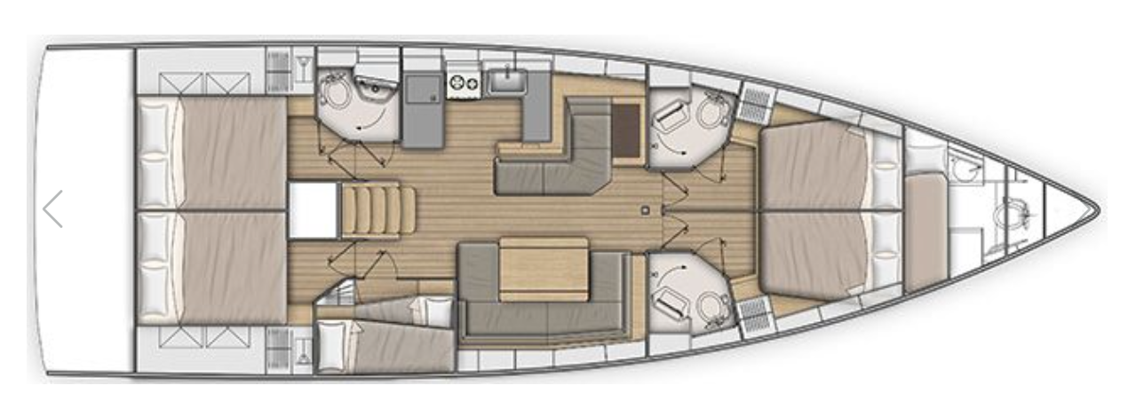 Oceanis 51.1 - 5 + 1 cab. — photo 13