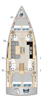 Hanse 460 - 4 cab. — photo 2