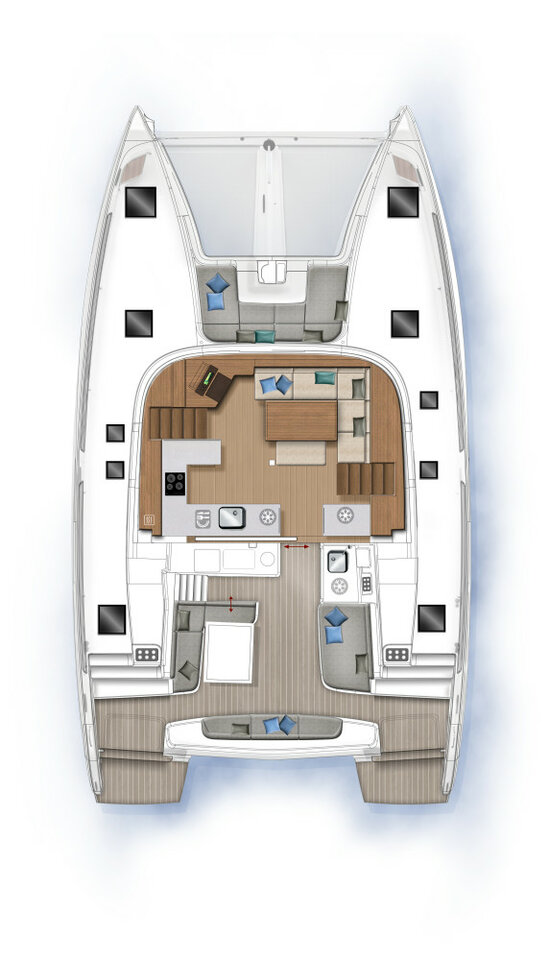 Lagoon 46 - 4 + 2 cab. — photo 15