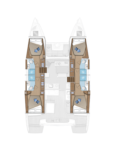 Lagoon 46 - 4 + 2 cab. — photo 2