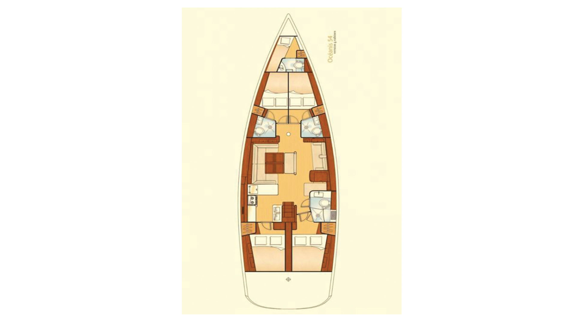 Oceanis 54 - 4 + 1 cab. — photo 2