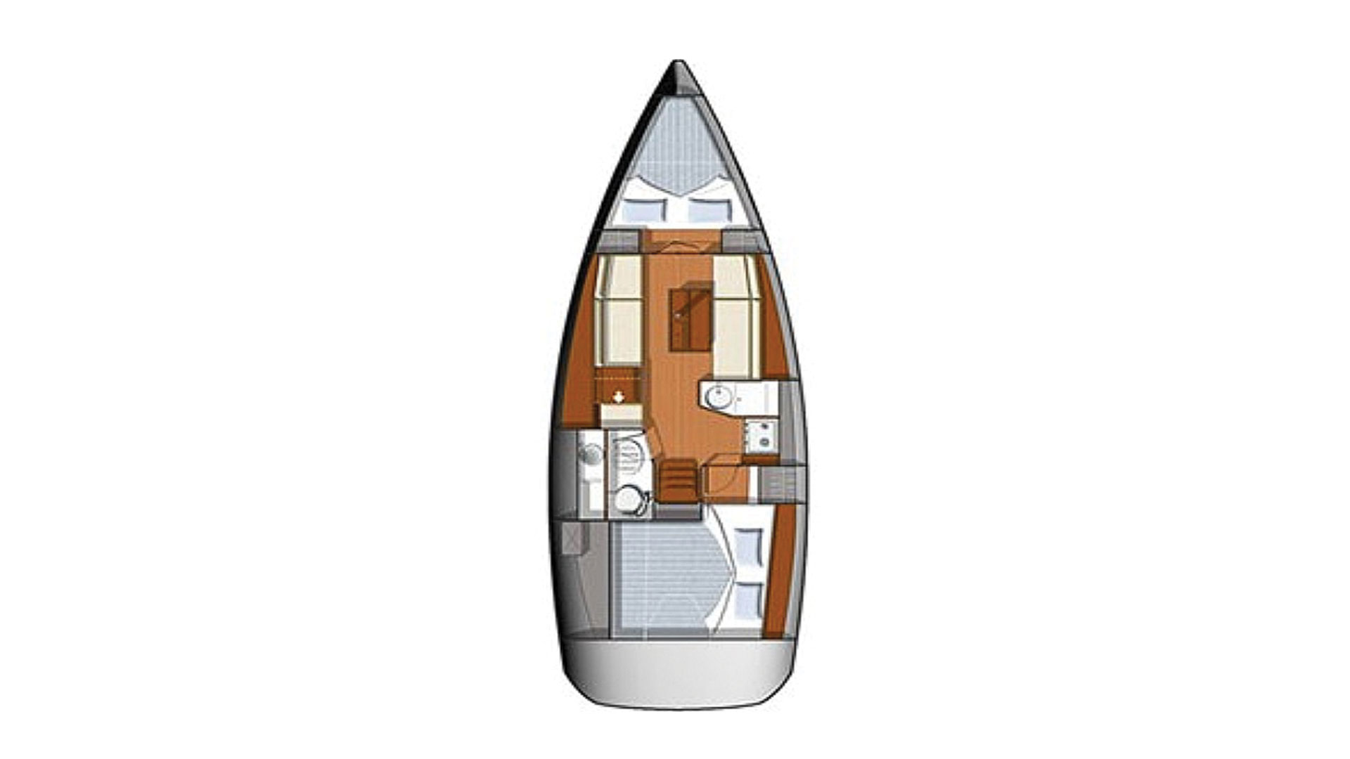 Sun Odyssey 33i - 2 cab. — photo 2