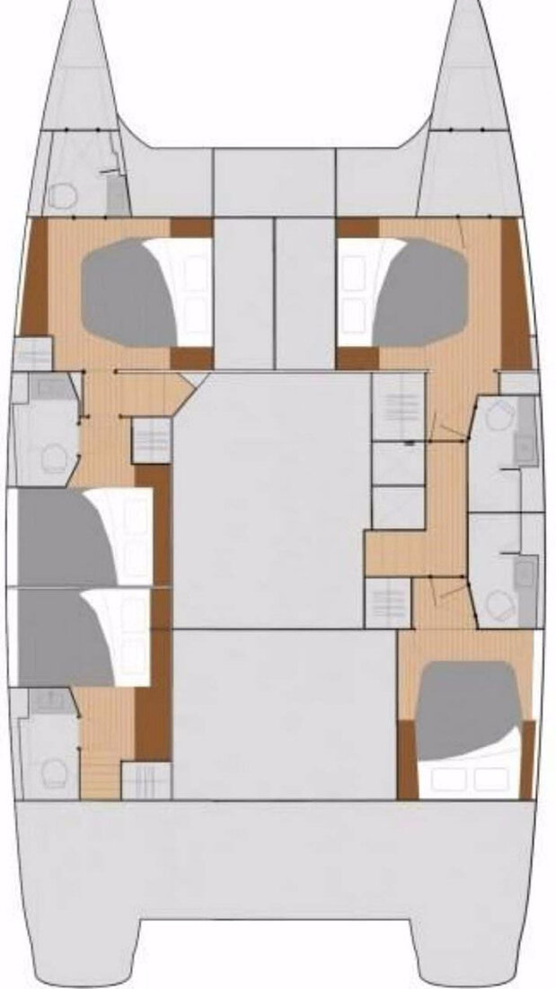 Fountaine Pajot Saba 50 - 5 + 2 cab. — photo 2