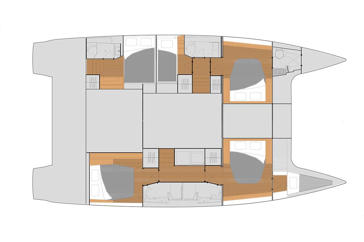 Fountaine Pajot Tanna 47 - 5 + 1 cab. — photo 2