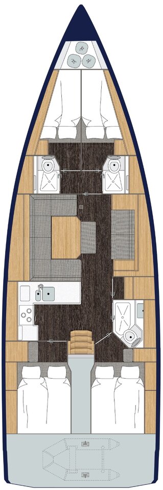 Bavaria C45 - 4 cab. — photo 2