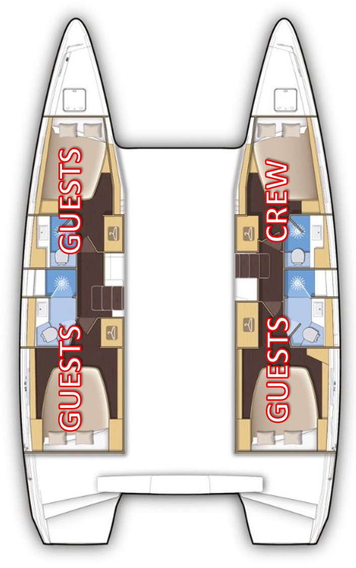 Lagoon 42 - 3 + 1 cab. — photo 2