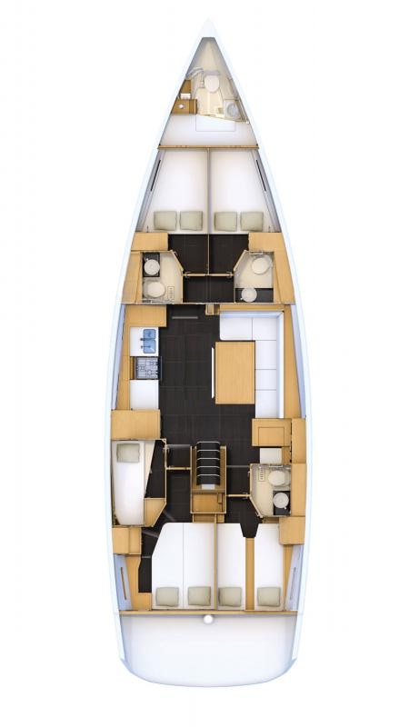 Jeanneau 54 - 5 + 1 cab. — photo 2