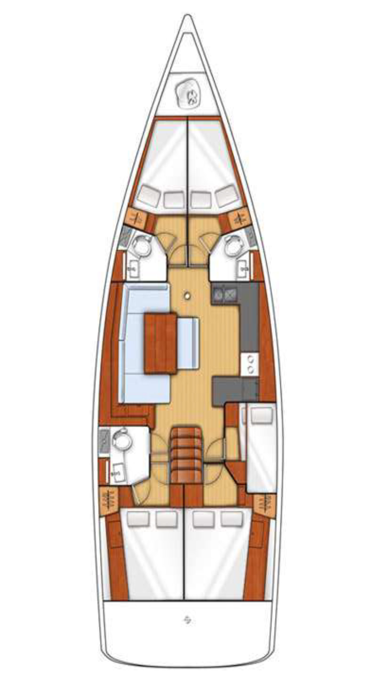 Oceanis 48 - 5 cab. — photo 2