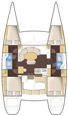 Lagoon 380 - 4 cab. — photo 2