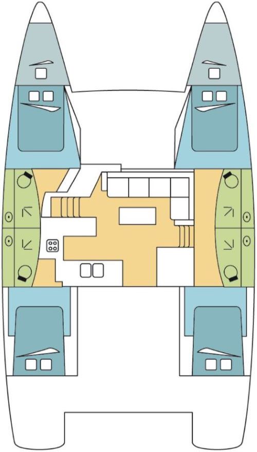 Fountaine Pajot Elba 45 - 4 + 2 cab. — photo 2