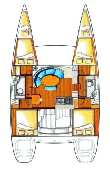 Lagoon 380 S2 - 4 + 2 cab. — photo 2