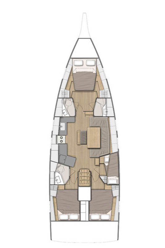 Oceanis 46.1 - 4 cab. — photo 2