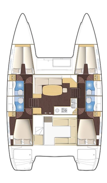 Lagoon 400 - 4 cab. — photo 2