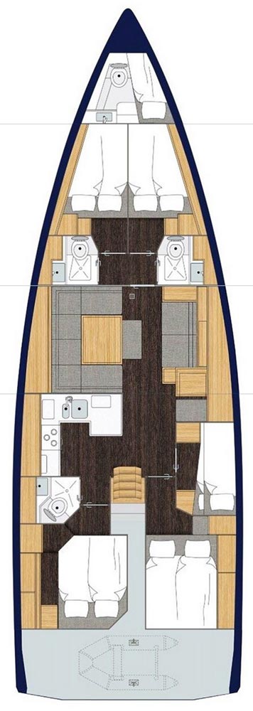Bavaria C50 Holiday - 5 + 1 cab. — photo 2