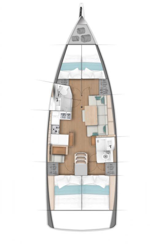 Sun Odyssey 440 - 4 cab. — photo 2