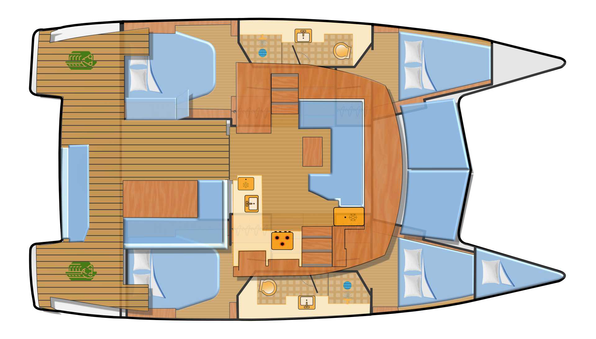 Fountaine Pajot Isla 40 - 4 + 1 cab. — photo 2