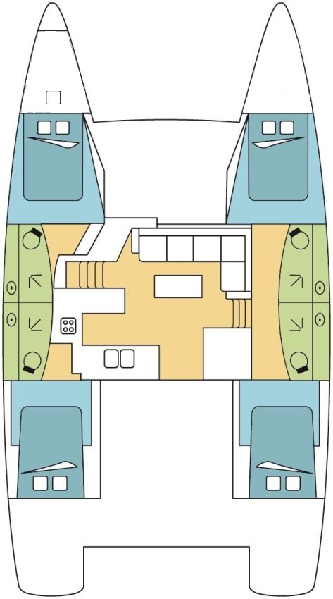 Fountaine Pajot Elba 45 - 4 cab. — photo 2