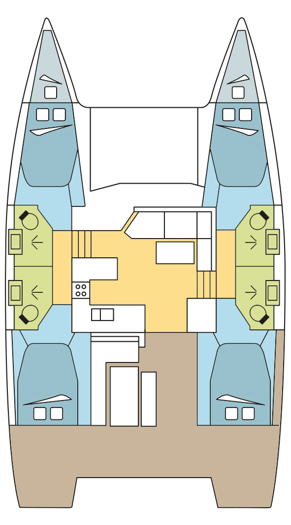 Fountaine Pajot Astrea 42 - 4 + 2 cab. — photo 2