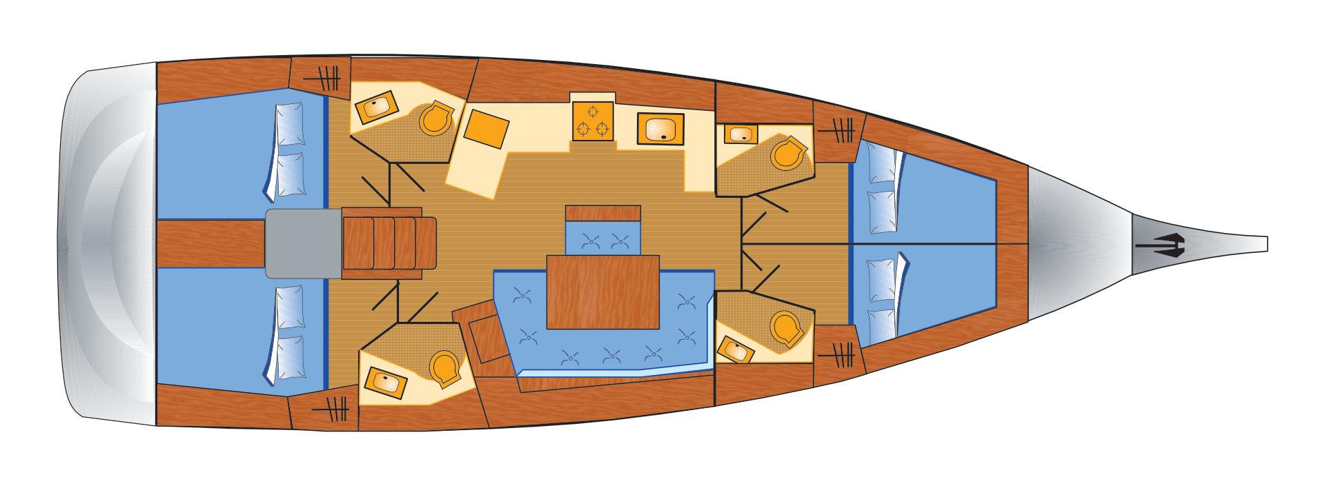 Oceanis 46.1 - 4 cab. — photo 2