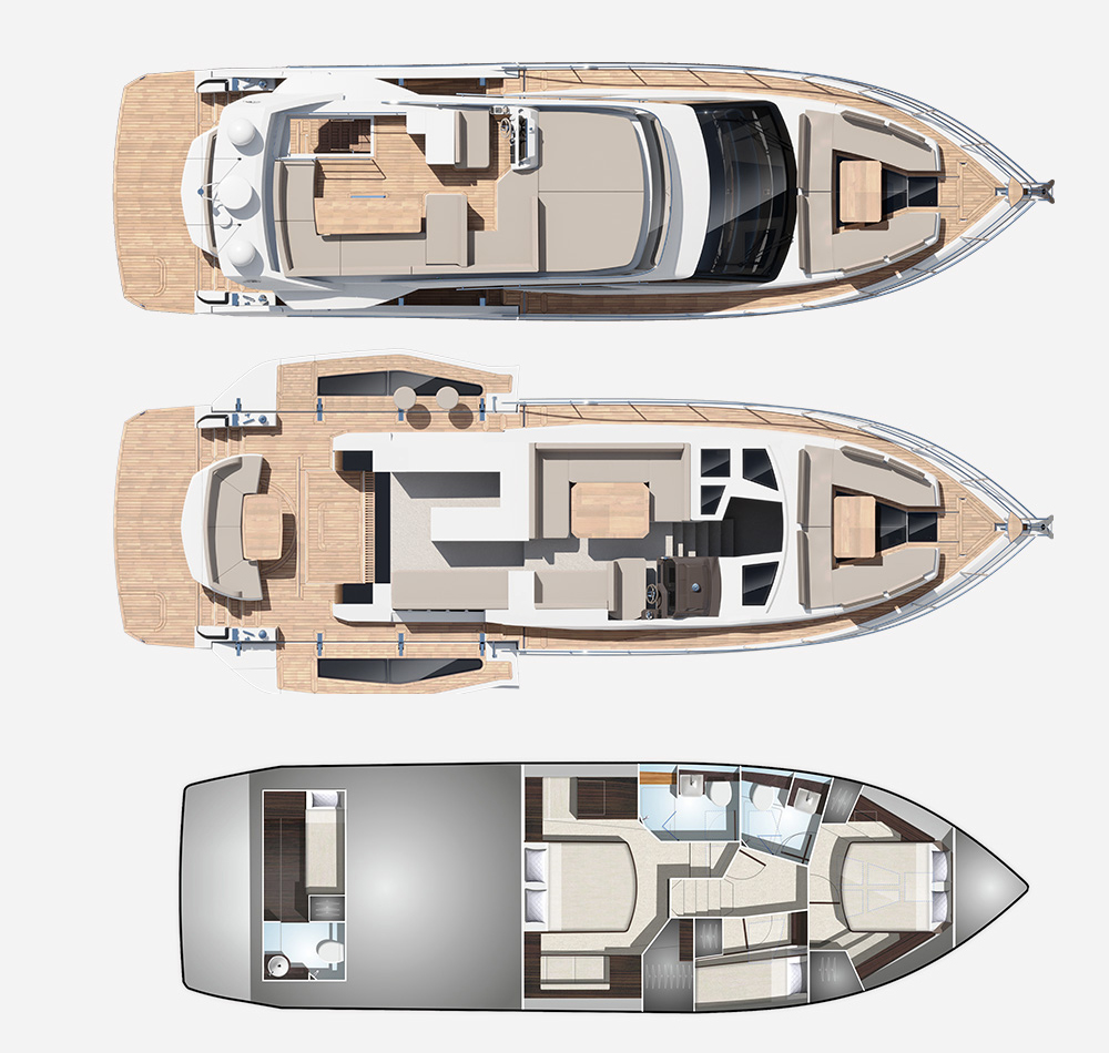 Galeon 500 Fly - 3 cab. — photo 2