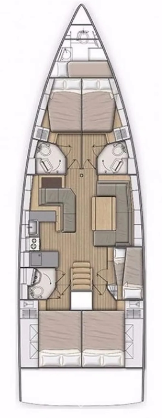 Oceanis 51.1 - 5 + 1 cab. — photo 2