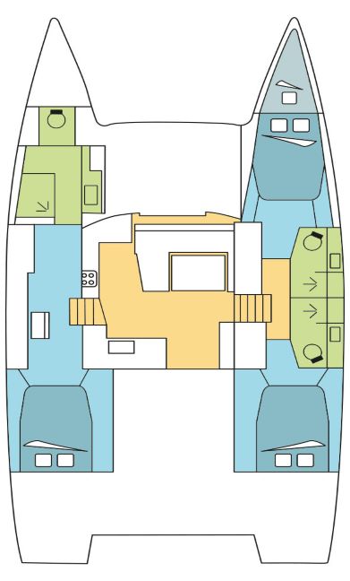 Fountaine Pajot Elba 45 - 3 cab. — photo 2