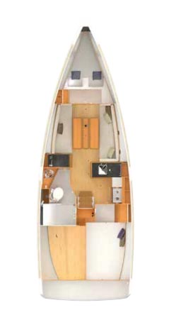 Sun Odyssey 349 - 2 cab. — photo 2