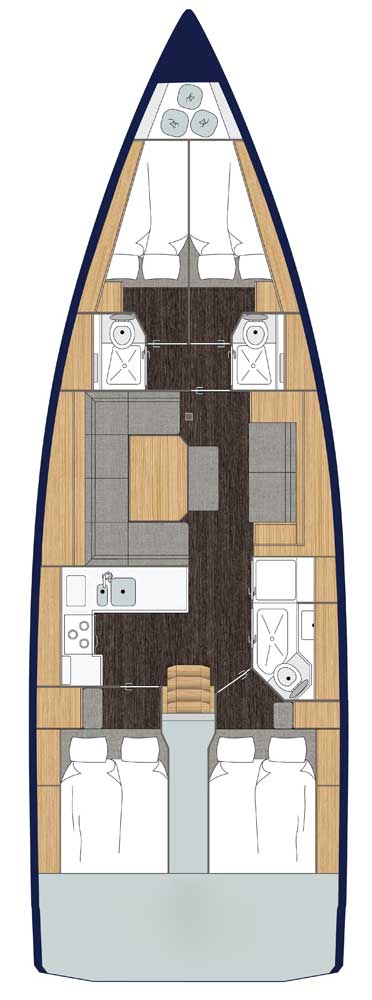 Bavaria C45 - 4 cab. — photo 2