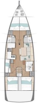 Sun Odyssey 490 - 5 cab. — photo 2