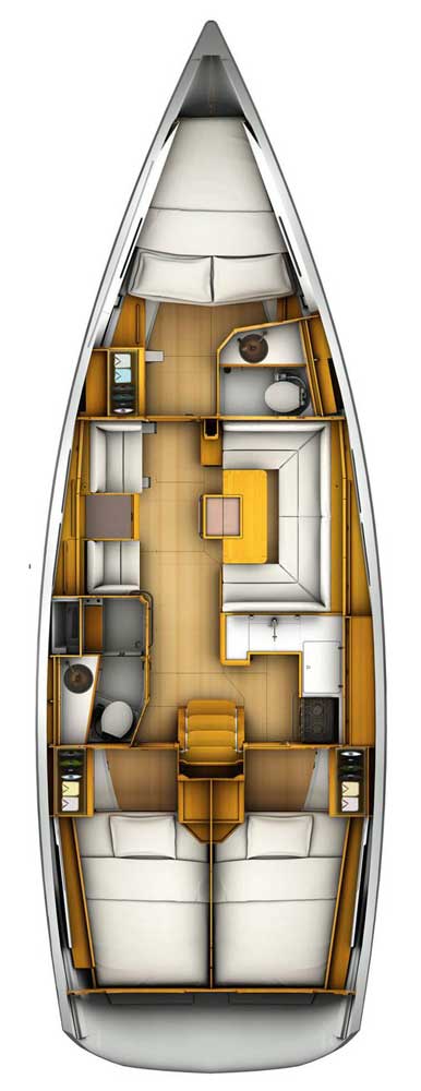 Sun Odyssey 419 - 3 cab. — photo 2