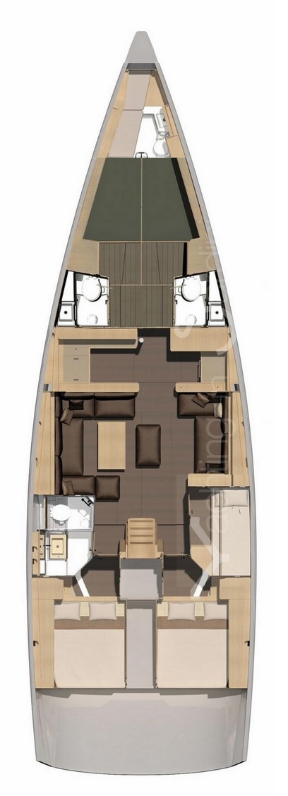 Dufour 56 Exclusive - 5 + 1 cab. — photo 2