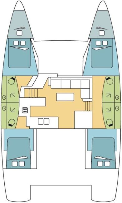 Fountaine Pajot Elba 45 SMART ELECTRIC - 4 + 2 cab. — photo 2