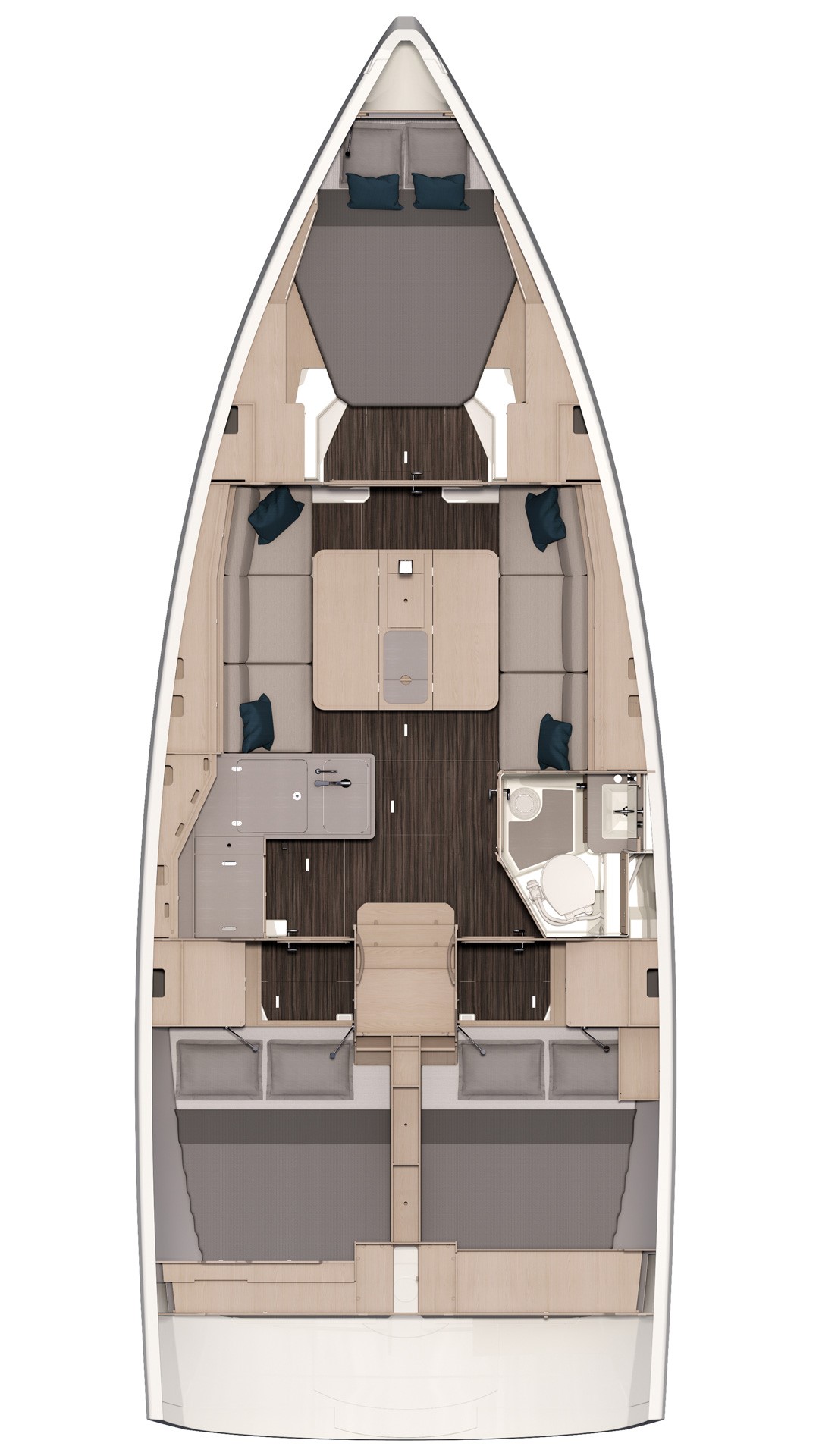 Dufour 37 - 3 cab. — photo 2