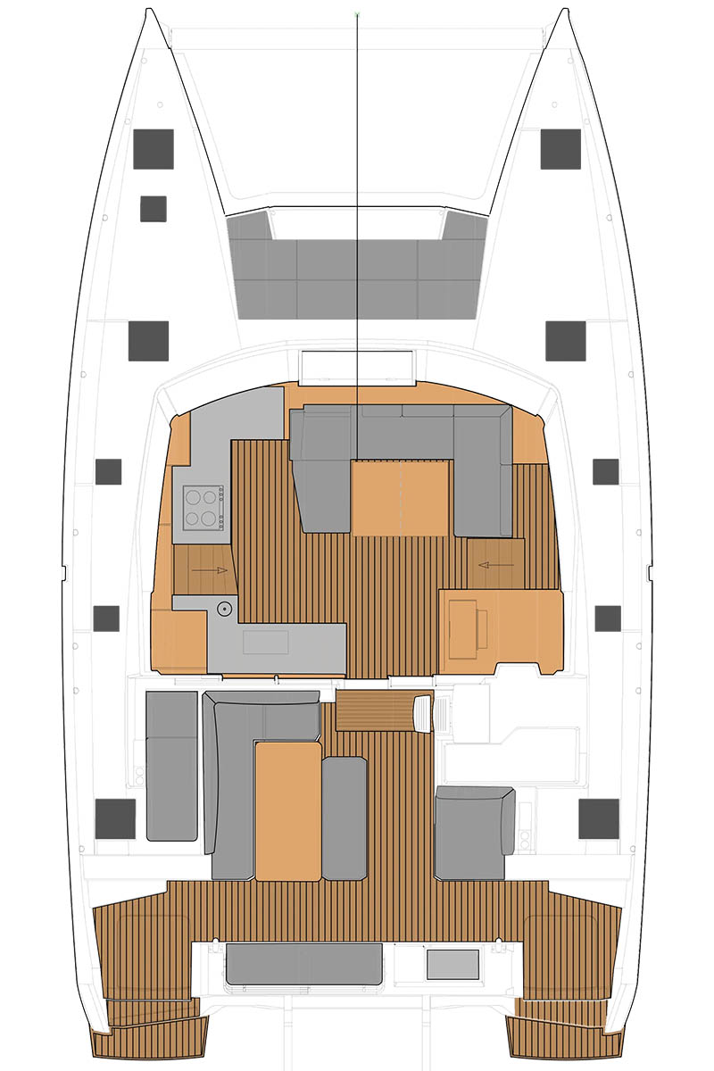 Fountaine Pajot Elba 45 - 4 + 1 cab. — photo 3