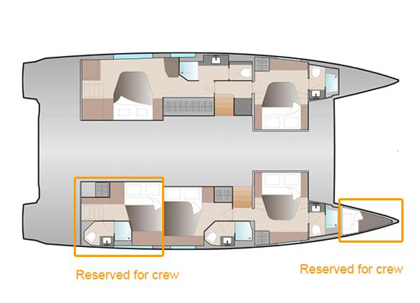 Fountaine Pajot Aura 51 - 5 + 1 cab. — photo 2