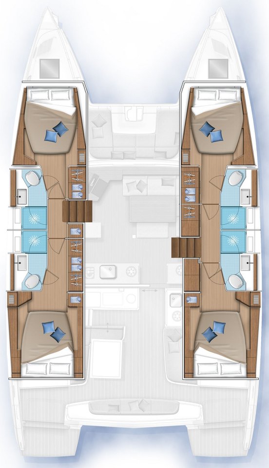 Lagoon 46 - 4 + 2 cab. — photo 2
