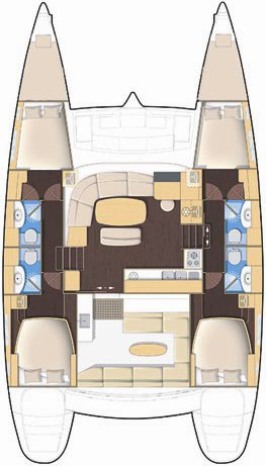 Lagoon 440 - 4 + 1 cab. — photo 2