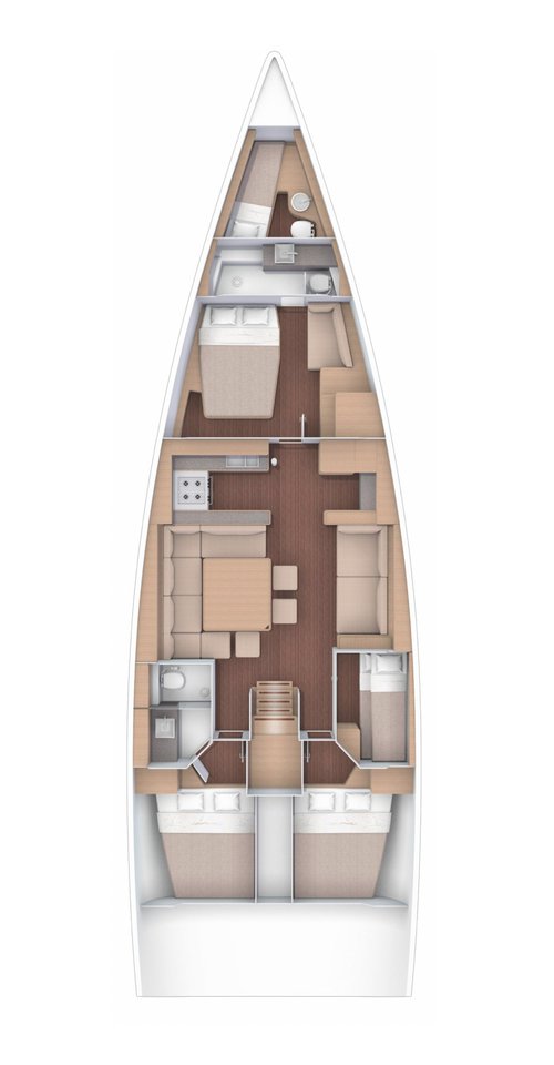 Dufour 56 Exclusive - 4 + 1 cab. — photo 16