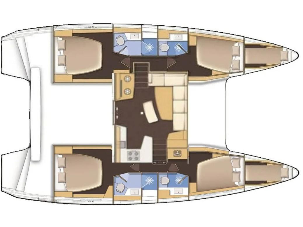 Lagoon 42 - 4 + 2 cab. — photo 48