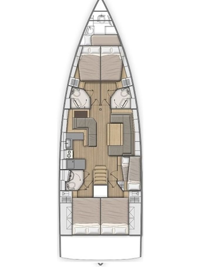 Oceanis 51.1 - 5 + 1 cab. — photo 2