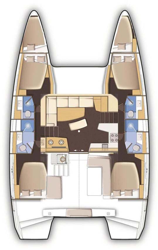 Lagoon 42 - 4 + 2 cab. — photo 2
