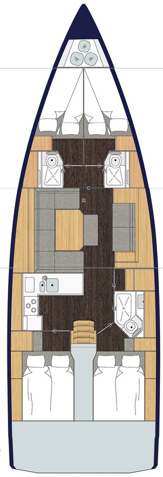 Bavaria C45 - 4 cab. — photo 2